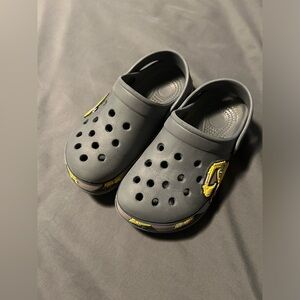 Little Boys Construction Vehicle Crocs Size 11 1/2, 12, 12 1/2